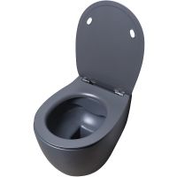 Унитаз Allen Brau Fantasy подвесной Антрацит без сиденья арт-4.11004.AN — фото 8, Подвесные унитазы