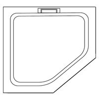 Душевой поддон из искусственного камня RGW STA-61Co 90x90 Бетон арт-16330599-10 — фото 2, Душевые поддоны из искусственного камня
