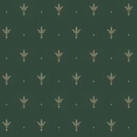 Обои Zambaiti Parati Satin Flowers IV Винил на флизелине (0,53*10,05) Зеленый/Бежевый, Классическая лилия арт-Z66851 — фото 1, Обои для стен