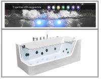 Акриловая ванна Ceruttispa 170x80 R 9948 с гидромассажем арт-C-494-17R — фото 12, Акриловые ванны