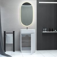 Тумба с раковиной SanVit Рольф мини 59 Белая глянцевая арт-krolfmini3d — фото 5, Тумбы с раковиной