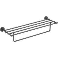 Полка для полотенец Aquatek Бетта Черная матовая арт-AQ4615MB — фото 1, Полки для полотенец