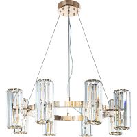 Товар: Люстра Artelamp Santorini Прозрачная Золото арт-A1049SP-16GO - фото 1 Люстра Artelamp Santorini Прозрачная Золото арт-A1049SP-16GO — фото 1, Люстры