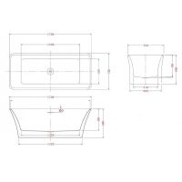 Акриловая ванна Esbano Cordoba 170x75 без гидромассажа арт-ESVACORD — фото 4, Акриловые ванны