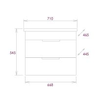 Товар: Тумба под раковину Onika Легран 70.13 подвесная Дуб галифакс арт-107048 - фото 6 Тумба под раковину Onika Легран 70.13 подвесная Дуб галифакс арт-107048 — фото 6, Тумбы под раковину