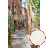 Фреска Ortograf Городской пейзаж 5365 Фактура флок FLK Флизелин (2*3) Разноцветный, Город/Цветы арт-5365 (флок FLK) — фото 1, Фрески