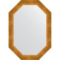 Зеркало Evoform Octagon 50x70 в багетной раме - Травленое золото 59 мм арт-BY 7037 — фото 1, Зеркала в ванную комнату