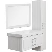 Товар: Зеркало La Fenice Cubo 80 с подсветкой Белое матовое арт-FNC-02-CUB-B-80-60 - фото 2 Зеркало La Fenice Cubo 80 с подсветкой Белое матовое арт-FNC-02-CUB-B-80-60 — фото 2, Зеркала в ванную комнату