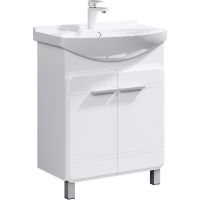 Тумба под раковину Aqwella Корсика 65 Белая арт-Kor.01.06 — фото 1, Тумбы под раковину