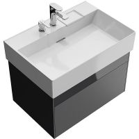 Товар: Раковина Kerama Marazzi Logica 70 Белая глянцевая арт-LO.wb.70.2 - фото 6 Раковина Kerama Marazzi Logica 70 Белая глянцевая арт-LO.wb.70.2 — фото 6, Раковины подвесные