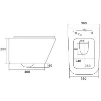 Товар: Унитаз Vincea Q-Line подвесной Серый матовый с сиденьем Микролифт арт-VT1-12MG - фото 8 Унитаз Vincea Q-Line подвесной Серый матовый с сиденьем Микролифт арт-VT1-12MG — фото 8, Подвесные унитазы