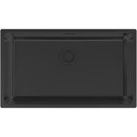 Кухонная мойка Paulmark Yuni 76 Uni Черная матовая арт-YU76-MBN — фото 1, Кухонные мойки
