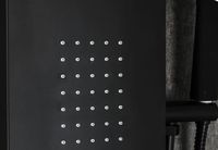 Душевая панель Frap с гидромассажем Черная матовая арт-F24005-6 — фото 6, Душевые панели