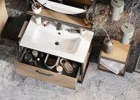 Тумба под раковину Aquaton Лофт Фабрик 80 подвесная Дуб кантри арт-1A242401LTDY0 — фото 14, Тумбы под раковину