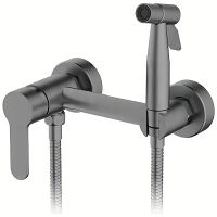 Гигиенический душ со смесителем Frap H801 Сатин арт-F20801 — фото 1, Гигиенические души