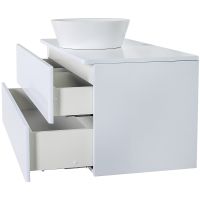 Тумба с раковиной Orange Otto 100 подвесная Белый глянец арт-Ot-100TuMDF+B08-360W — фото 4, Тумбы с раковиной