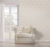 Обои Milassa Gem Флизелин (1*10,05) Белый, Дамаск арт-Gem2 001 — фото 2, Обои для стен