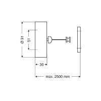 Сушилка для белья Emco System2 Хром арт-3554 001 25 — фото 2, Сушилки для белья