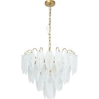Товар: Люстра Artelamp Evie Белая Золото матовое арт-A4052LM-12SG - фото 1 Люстра Artelamp Evie Белая Золото матовое арт-A4052LM-12SG — фото 1, Люстры