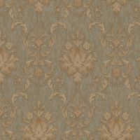Обои Bernardo Bartalucci Gabriella Винил на флизелине (1,06*10,05) Коричневый, Дамаск арт-84130-4 — фото 1, Обои для стен