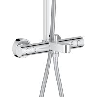 Товар: Душевая система Grohe Tempesta Cosmopolitan System с термостатом Хром арт-26223001 - фото 2 Душевая система Grohe Tempesta Cosmopolitan System с термостатом Хром арт-26223001 — фото 2, Душевые стойки