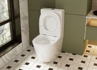 Унитаз компакт Abber Bequem с бачком и сиденьем Микролифт арт-AC1112 — фото 8, Напольные унитазы