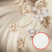 Фреска Ortograf Flower Dreams 31647 Фактура флок FLK Флизелин (2,7*2,7) Бежевый, Цветы арт-31647 (флок FLK) — фото 1, Фрески