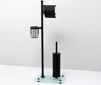 Напольная стойка WasserKRAFT Abens Черная глянцевая арт-K-1264B — фото 2, Стойки - набор держателей