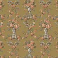 Обои LOYMINA La Belle Epoque Винил на флизелине (1*10,05) Коричневый/Золото, Цветы/Дамаск арт-BQ2 004 — фото 1, Обои для стен