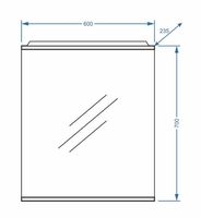Товар: Зеркало Stella Polar Ванесса 60/С с подсветкой Белое арт-SP-00000219 - фото 5 Зеркало Stella Polar Ванесса 60/С с подсветкой Белое арт-SP-00000219 — фото 5, Зеркала в ванную комнату