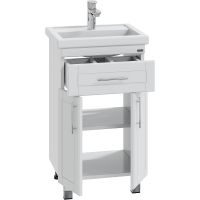 Тумба под раковину СанТа Дублин 50 Белая арт-223002 — фото 2, Тумбы под раковину