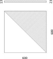 Гипсовая 3д панель Artpole Platinum Fields 3 глянцевая 600x600 мм арт-GD-0008-3 — фото 10, Гипсовые 3Д панели