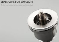 Донный клапан Frap click-clack Сатин арт-F62-5 — фото 7, Донные клапаны