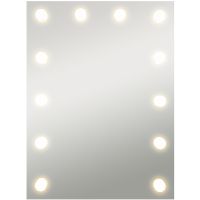 Зеркало Континент Бриджит 600х800 гримерное с подсветкой с механическим выключателем арт-ЗЛП1613 — фото 2, Зеркала в ванную комнату