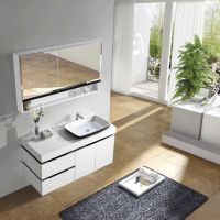 Зеркальный шкаф Orans BC-6019-1200 Белый Черный арт-601912lЗ — фото 3, Зеркальные шкафы в ванную