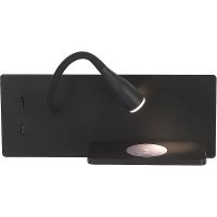 Настенный светильник Crystal Lux Черный арт-CLT 217W Qi+USB BL — фото 2, Бра