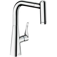 Смеситель для кухни Hansgrohe Metris Select M71 Хром арт-14834000 — фото 1, Смесители для кухни