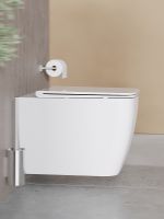 Комплект унитаза с инсталляцией Agger с сиденьем Микролифт и клавишей смыва Хром глянцевый арт-ATI04100+APB100 — фото 8, Комплекты унитаз + инсталляция