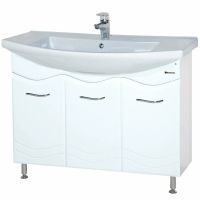 Тумба под раковину Bellezza Мари 105 Белая арт-4632918000016 — фото 1, Тумбы под раковину