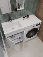 Товар: Тумба с раковиной Orange Kandy 120 L Белый глянец арт-OPKD-120TUW+RAL - фото 3 Тумба с раковиной Orange Kandy 120 L Белый глянец арт-OPKD-120TUW+RAL — фото 3, Тумбы с раковиной