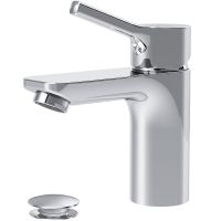 Смеситель на раковину AM.PM X-Joy S с донным клапаном Хром арт-F85B82100 — фото 1, Смесители для раковины