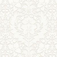 Обои Alessandro Allori Barbara Винил на флизелине (1,06*10,05) Белый, Дамаск арт-2610-1 — фото 1, Обои для стен