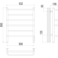 Товар: Электрический полотенцесушитель Terminus Евромикс П6 500х650 Хром арт-4670078531278 - фото 4 Электрический полотенцесушитель Terminus Евромикс П6 500х650 Хром арт-4670078531278 — фото 4, Электрические полотенцесушители