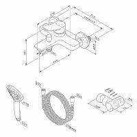Смеситель для ванны AM.PM X-Joy Хром арт-F85A15000 — фото 8, Смеситель для ванны