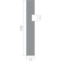 Товар: Плинтус Ultrawood 2440x100x15 мм арт-Base 1015 L - фото 3 Плинтус Ultrawood 2440x100x15 мм арт-Base 1015 L — фото 3, Плинтуса напольные