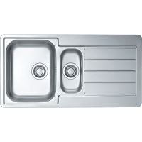 Кухонная мойка Alveus Line 10 NAT-90 980x500 Натуральная сталь арт-1064281 — фото 1, Кухонные мойки