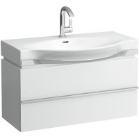 Тумба под раковину Laufen Palace New 90 подвесная Белая матовая арт-4.0125.2.075.463.R — фото 1, Тумбы под раковину