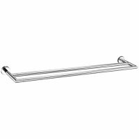 Полотенцедержатель Nofer Line двойной Хром глянцевый арт-16510.B — фото 1, Полотенцедержатели