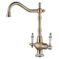 Смеситель для кухни ZorG Clean Water Бронза арт-ZR 336 YF-50 BR — фото 1, Смесители для кухни