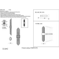 Товар: Настенный светильник Crystal Lux Atento AP2 Chrome Transparente Прозрачный Хром арт-ATENTO AP2 CHROME/TRANSPARENTE - фото 2 Настенный светильник Crystal Lux Atento AP2 Chrome Transparente Прозрачный Хром арт-ATENTO AP2 CHROME/TRANSPARENTE — фото 2, Бра